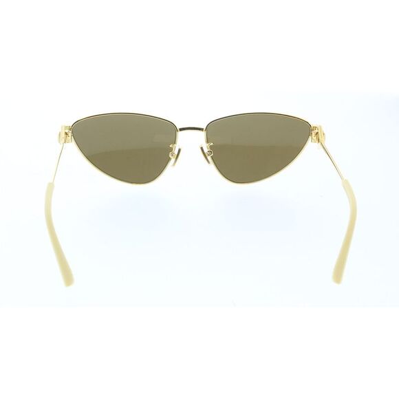Bottega Veneta BV1186S-002 Elegant Gold Cat-Eye Sunglasses - Picture 5 of 5